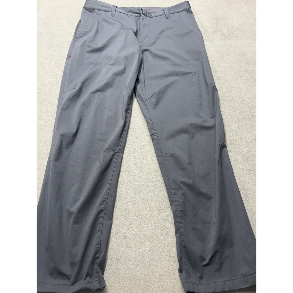 Rhone Commuter Pants Mens 32 Gray Slim Straight Tech Performance COM-172-ASP-32